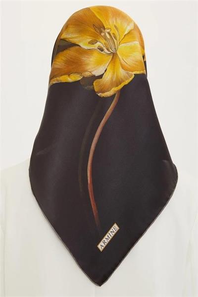 Armine Nostalji Serisi Twill İpek Eşarp 8737D-38