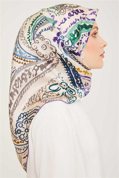 Armine Nostalji Serisi Twill İpek Eşarp 9037-50