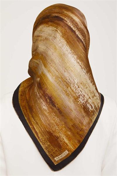 Armine Nostalji Serisi Twill İpek Eşarp 9012-05NT