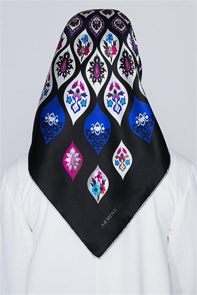 Armine Nostalji Twill İpek Eşarp 7901-22