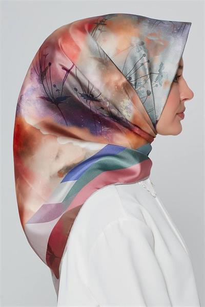 Armine Özel Nostalji Serisi Twill İpek Eşarp Modelleri 8354D-06