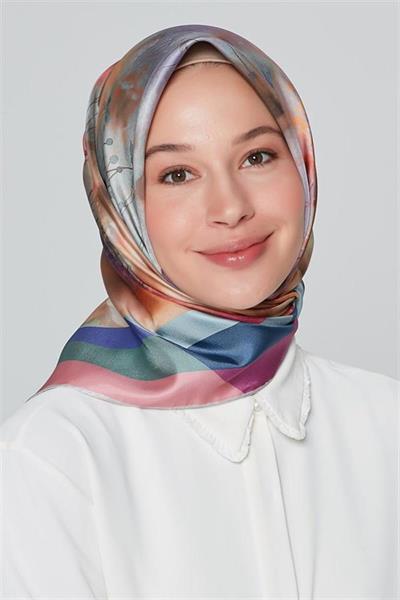 Armine Özel Nostalji Serisi Twill İpek Eşarp Modelleri 8354D-06