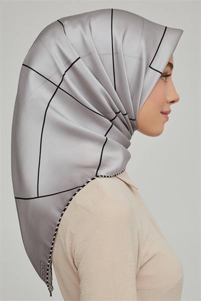 Armine Özel Nostalji Serisi Twill İpek Eşarp Modelleri 8655D-07