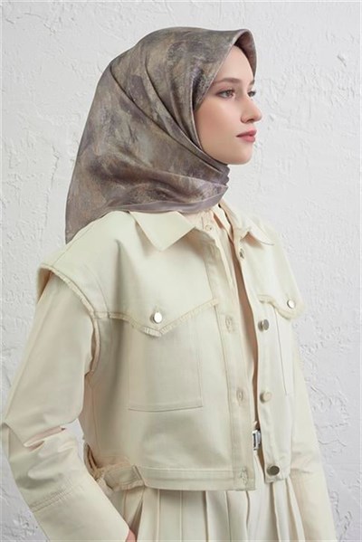 Armine Saf İpek Sura Eşarp 9433D 81