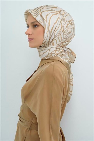 Armine Saf İpek Sura Eşarp 9511D 02