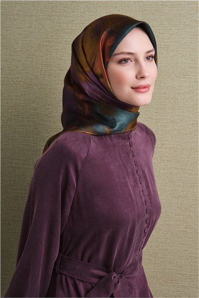 Armine Saf İpek Twill Eşarp 9606D 84