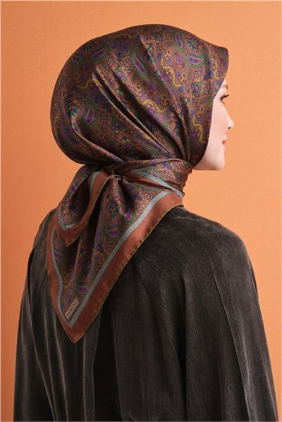 Armine Saf İpek Twill Eşarp 9609D 04