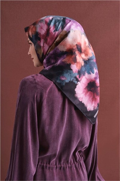 Armine Saf İpek Twill Eşarp 9613D 03