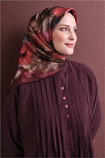 Armine Saf İpek Twill Eşarp 9613D 04