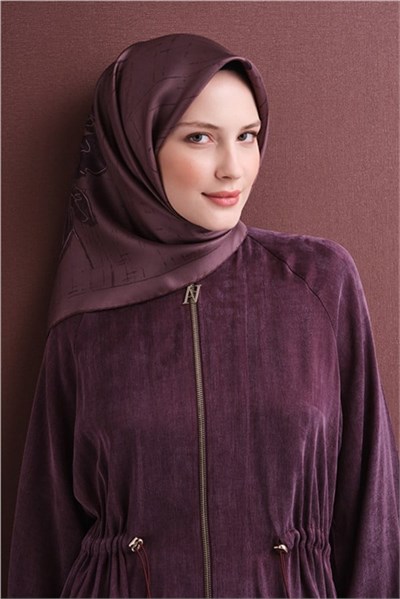 Armine Saf İpek Twill Eşarp 9617D 58