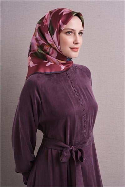 Armine Saf İpek Twill Eşarp 9620D 01