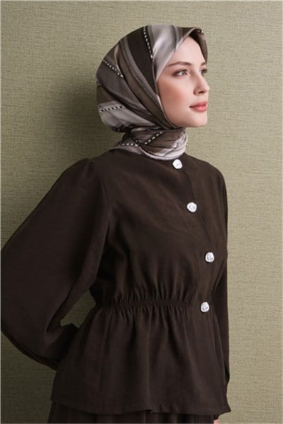 Armine Saf İpek Twill Eşarp 9621D 84