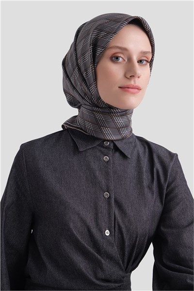 Armine Saf İpek Twill Eşarp 9626D 01