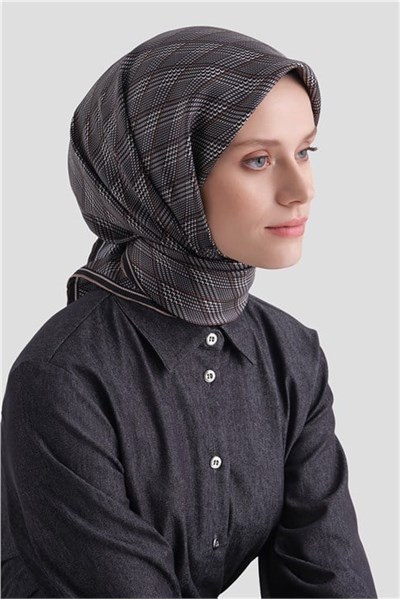 Armine Saf İpek Twill Eşarp 9626D 01