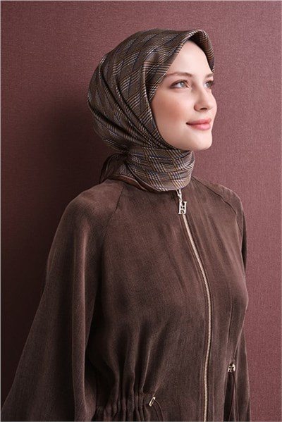 Armine Saf İpek Twill Eşarp 9626D 04