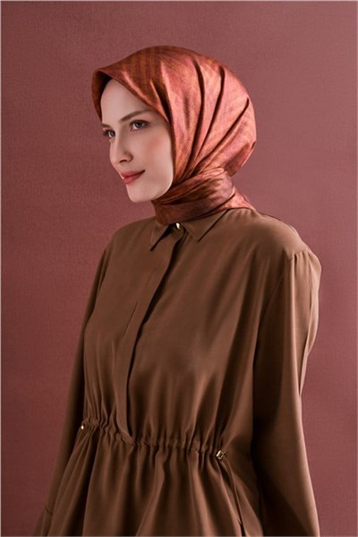 Armine Saf İpek Twill Eşarp 9628D 02