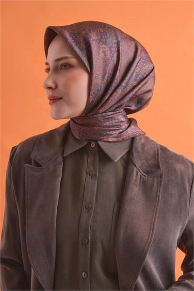 Armine Saf İpek Twill Eşarp 9631D 03