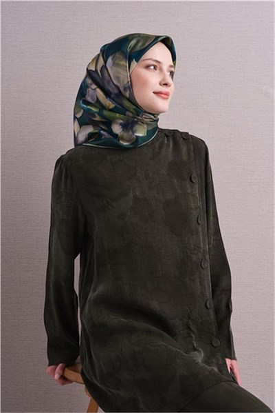 Armine Saf İpek Twill Eşarp 9632D 03