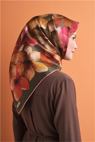 Armine Saf İpek Twill Eşarp 9632D 33