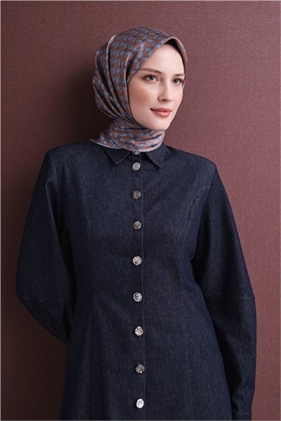 Armine Saf İpek Twill Eşarp 9636D 07