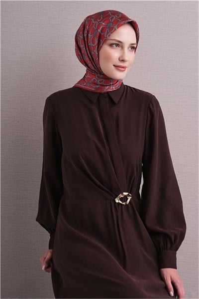 Armine Saf İpek Twill Eşarp 9638D 34