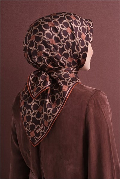 Armine Saf İpek Twill Eşarp 9638D 52