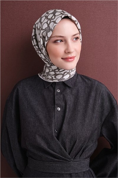 Armine Saf İpek Twill Eşarp 9638D 87