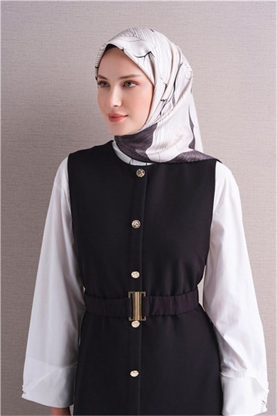 Armine Saf İpek Twill Eşarp 9639D 03