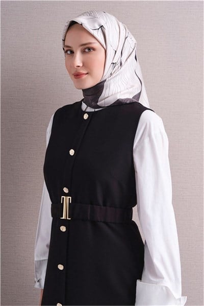 Armine Saf İpek Twill Eşarp 9639D 03
