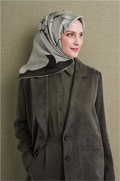 Armine Saf İpek Twill Eşarp 9639D 06