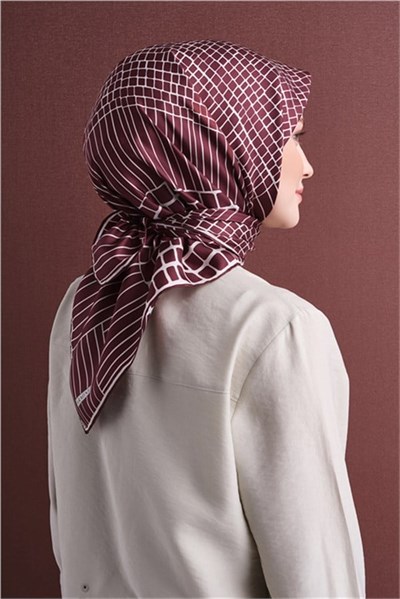 Armine Saf İpek Twill Eşarp 9644D 04