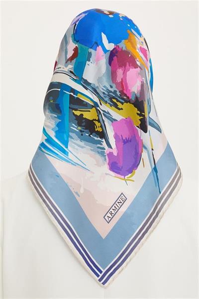 Armine Sura İpek Eşarp 8713-31