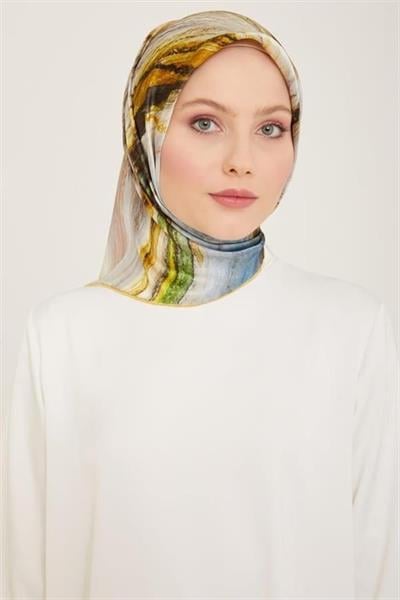 Armine Sura İpek Eşarp 9102-36