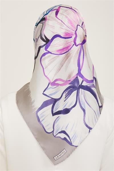Armine Sura İpek Eşarp 9110-35