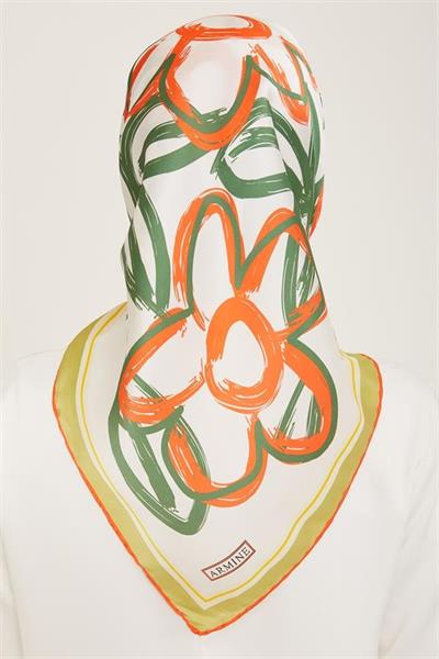 Armine Sura İpek Eşarp 9123-34