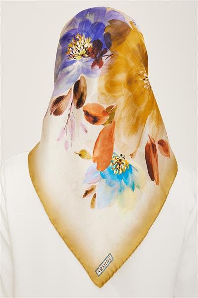 Armine Sura İpek Eşarp 9133-02