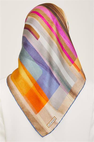 Armine Sura İpek Eşarp 9147-37