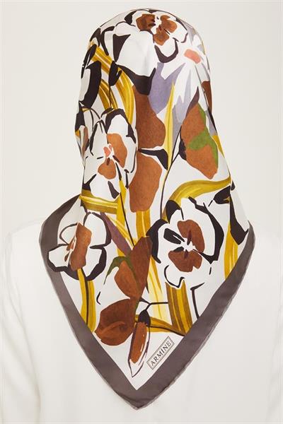 Armine Sura İpek Eşarp 9153-54