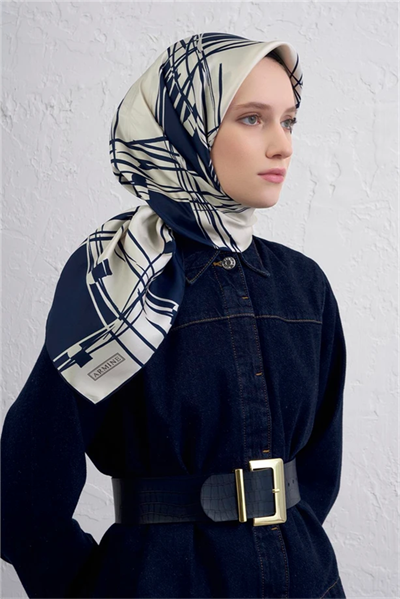 Armine Sura İpek Eşarp 9442-34