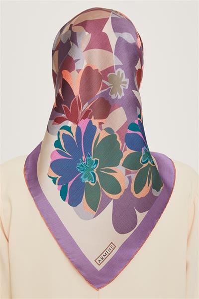 Armine Twill İpek Eşarp 9238-01T
