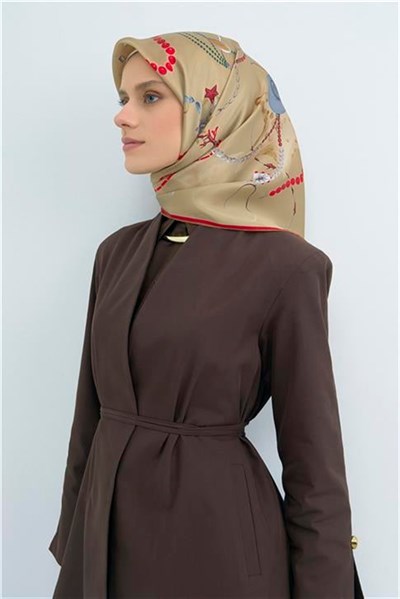 Armine Yeni Sezon 2026 Saf İpek Sura Eşarp 9527D 83