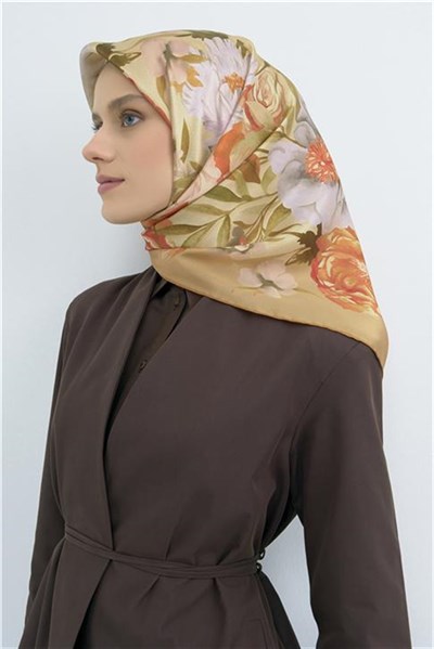 Armine Yeni Sezon 2026 Saf İpek Sura Eşarp 9516D 53