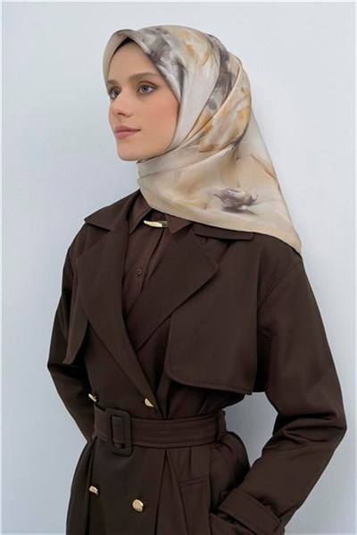 Armine Yeni Sezon 2026 Saf İpek Sura Eşarp 9515D 85