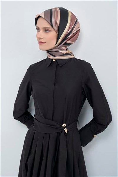 Armine Yeni Sezon 2026 Saf İpek Twill Eşarp 9514D 07