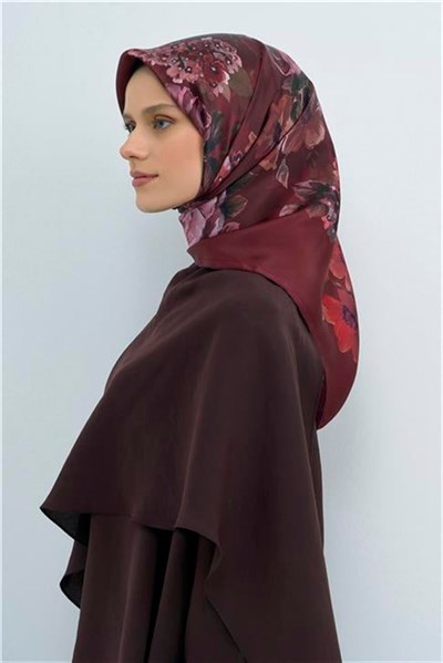 Armine Yeni Sezon 2026 Saf İpek Twill Eşarp 9520D 85