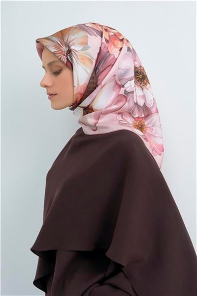 Armine Yeni Sezon 2026 Saf İpek Twill Eşarp 9503D 06