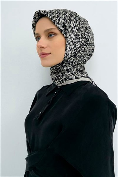 Armine Yeni Sezon 2026 Saf İpek Twill Eşarp 9556D 01