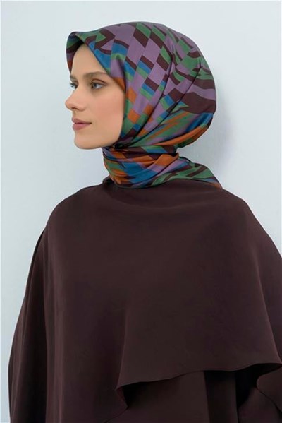 Armine Yeni Sezon 2026 Saf İpek Twill Eşarp 9507D 53