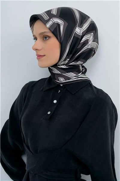 Armine Yeni Sezon 2026 Saf İpek Twill Eşarp 9547D 80