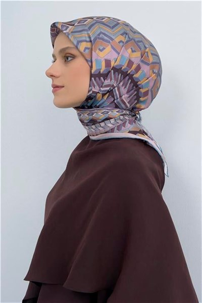 Armine Yeni Sezon 2026 Saf İpek Twill Eşarp 9542D 35